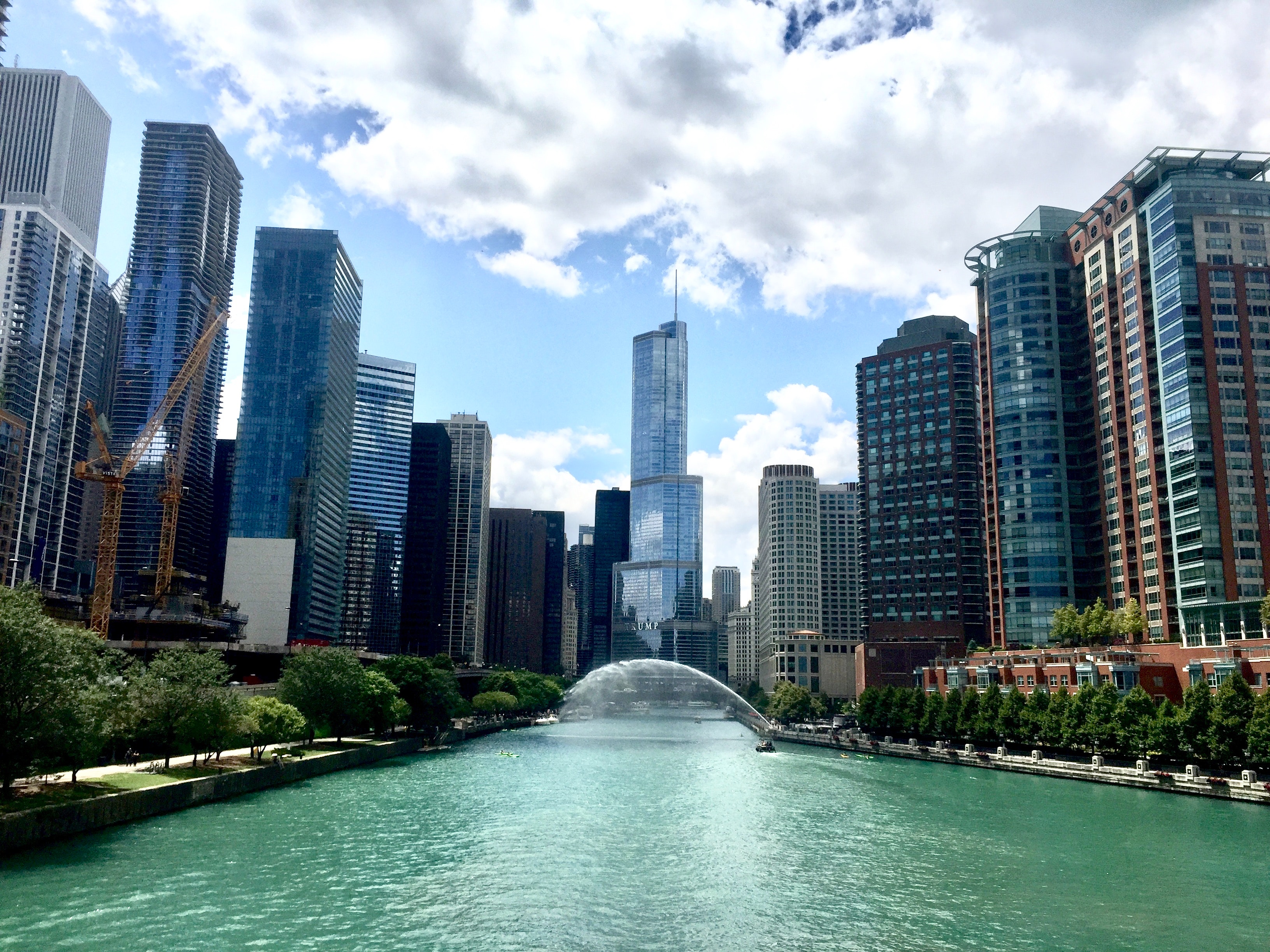 Hotels with river in the middle
